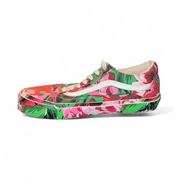 VANS x KENZO Paris OG Old Skool LX Vans Red Floral Shoes sz. M10.5/ W9 RARE - Picture 6 of 9